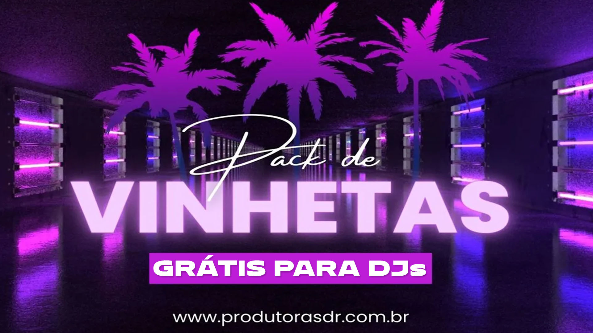 Pacote de vinhetas prontas para DJs disponível para download grátis