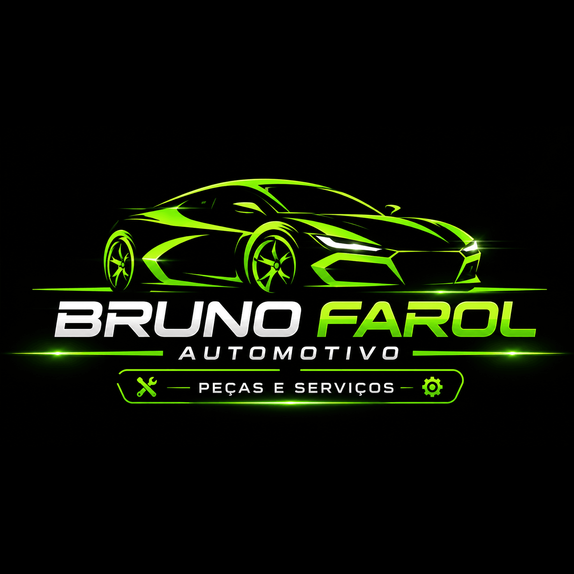 Logo Bruno Farol Automotivo