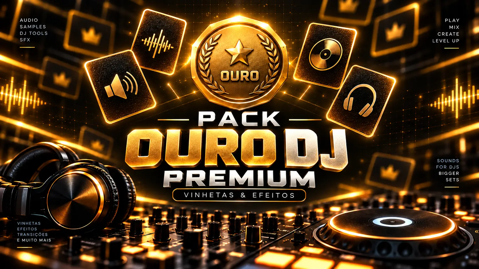 Pack Ouro DJ Premium do DJ Memory Game
